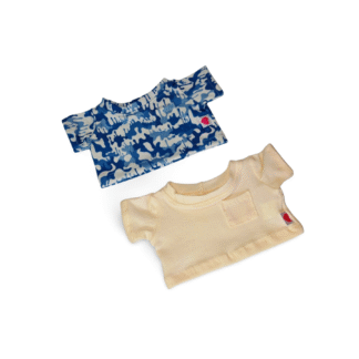 Set playeras beige y camuflaje
